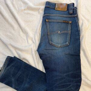 Nudie Jeans Men’s Stretch Denim – Grim Tims Regular Slim Fit – Size 31